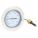 ANALOG PANEL MOUNT THERMOMETER, 3.5 IN DIAL DIAMETER, 2 IN PROBE L, +/-1 ° F SCALE DIVISION