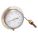 ANALOG PANEL MOUNT THERMOMETER, 3.5 IN DIAL DIAMETER, 2 IN PROBE L, +/-1 ° F SCALE DIVISION