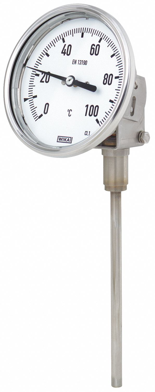 Thermomètre à cadran, longueur de tige 600 mm - STDE