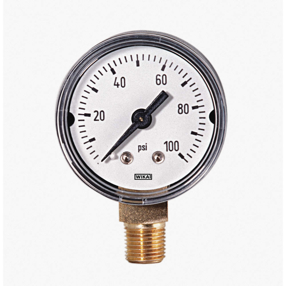 WIKA 100 PSI  6 Bar Pressure Pressure Gauge