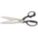 INDUSTRIAL SHEARS, RIGHT-HAND, 12 1/2 IN OVERALL L, STRAIGHT, STEEL, POINTED, BLACK