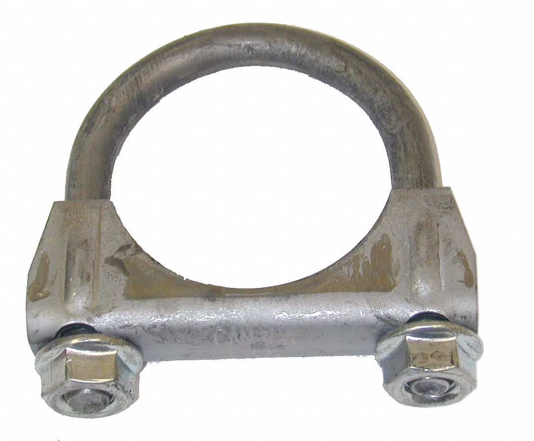 WALKER U-BOLT CLAMP, HEAVY DUTY, 11 GA SADDLE, 1 7/8IN, U-BOLT 3