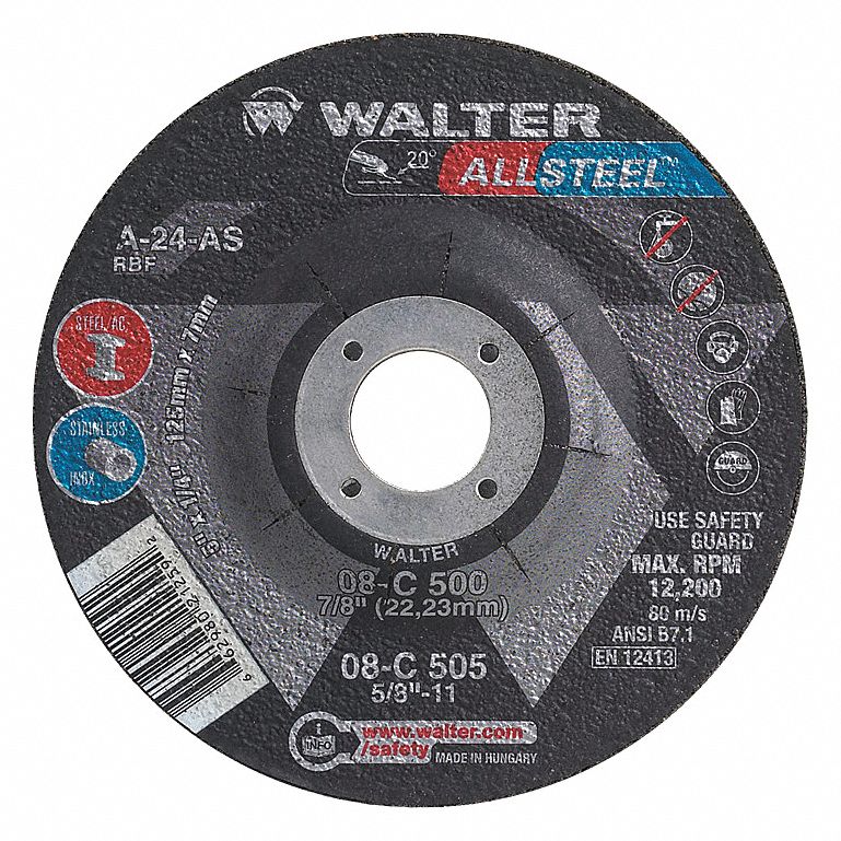 5 X 1/4 MEULE ALLSTEEL