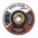 DEPRESSED CENTRE GRINDING WHEEL, 1/4 IN, ZIRCONIA ALUMINA
