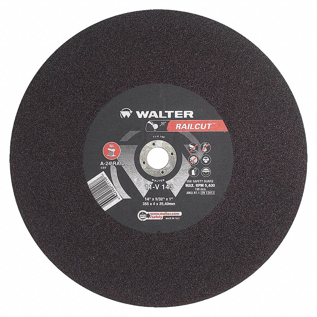 14X1 PO RAILCUT MEULE TRONCONNER