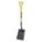 SQUARE POINT SHOVEL,27 IN. HANDLE,1