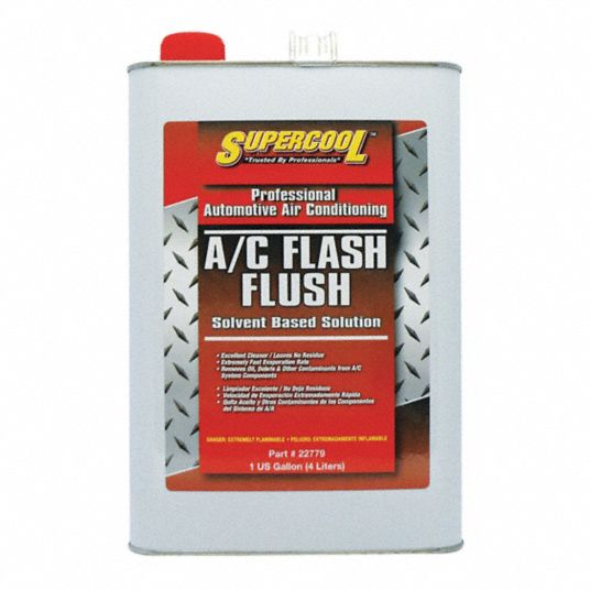 SUPERCOOL AC Flush, Solvent Based, 1 Gal. 12V18222779 Grainger