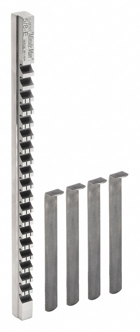 Keyway Broach: 5/8 in Keyway Wd, 15 1/2 in Broach Lg, 3/4 in Min. Lg Of Cut, 6 in Max. Lg Of Cut