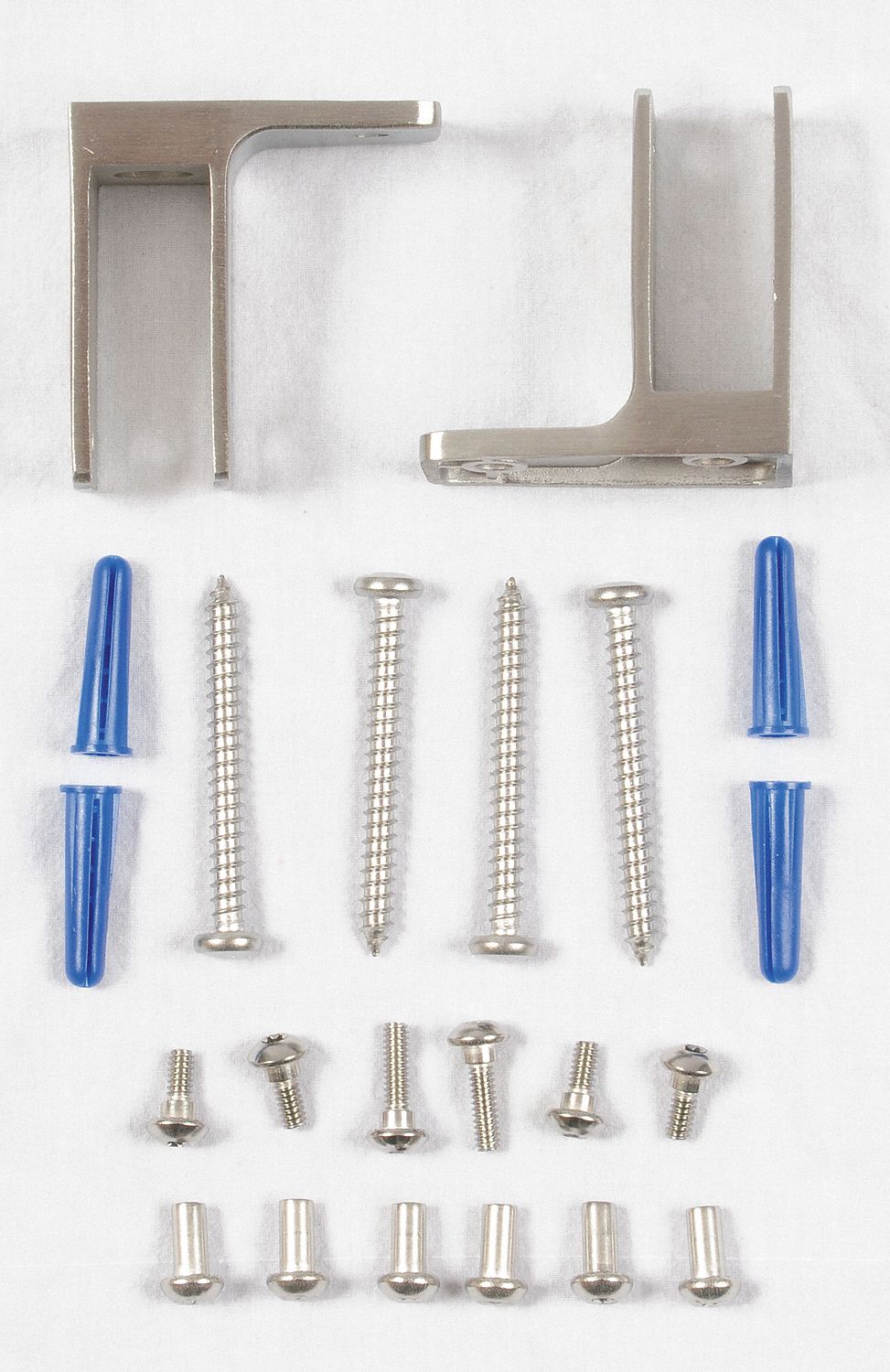 GLOBAL PARTITIONS Wall Pilaster Brkt 12V402408275210 Grainger