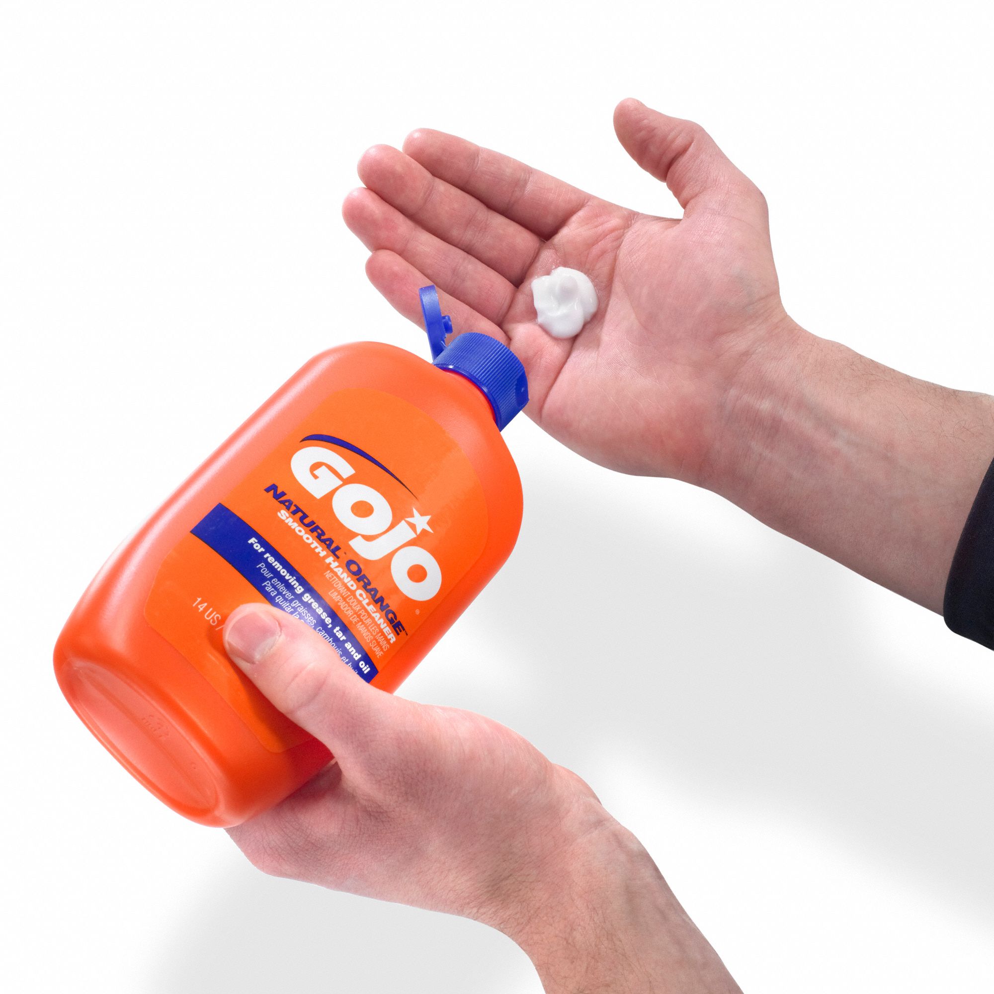 GOJO Citrus, Liquid, Hand Cleaner, 14 oz, Squeeze Bottle, None, PK 12