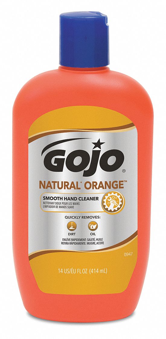 Hand Soap: 14 oz Size, Natural Orange, Biodegradable, Citrus, 12 PK