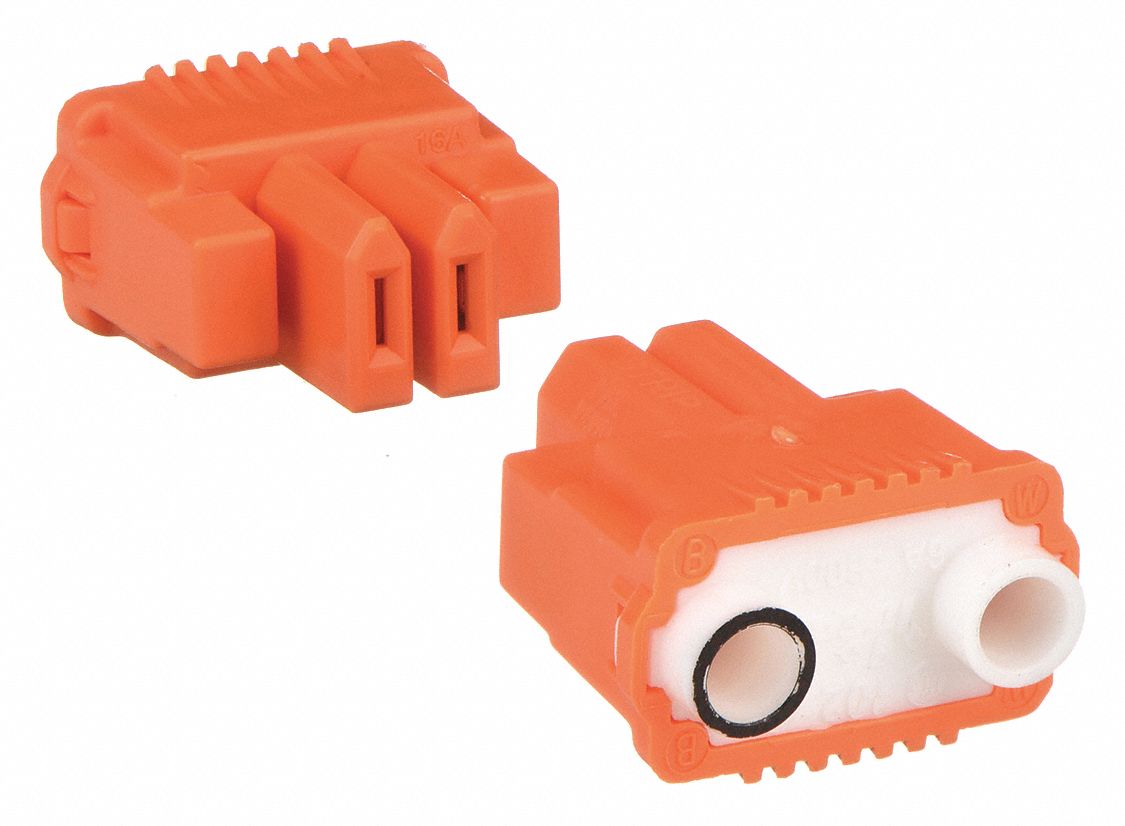 BALLAST DISCONNECT, PUSH-IN, 2 PORTS - BALLAST SIDE, 6 A MAX CURRENT, 102, 19 STRANDS, 75 PK