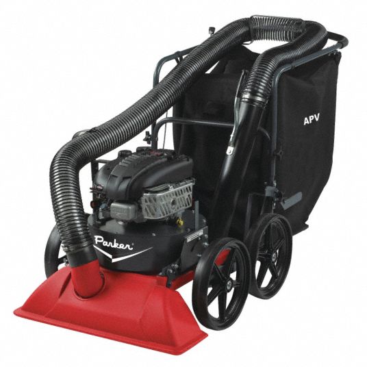 PARKER Outdoor Litter Vacuum with Hose, Drive Type Push, Bag Volume