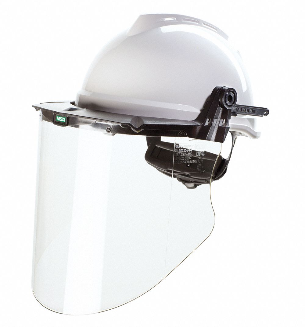 MSA Faceshield Frame Plastic, Black, Dielectric Protection, Frame