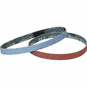 FILE BELT, INOX+ SERIES, COATED, 80 GRIT, Y BACKING WEIGHT, 24 X 1/2 IN, POLYESTER