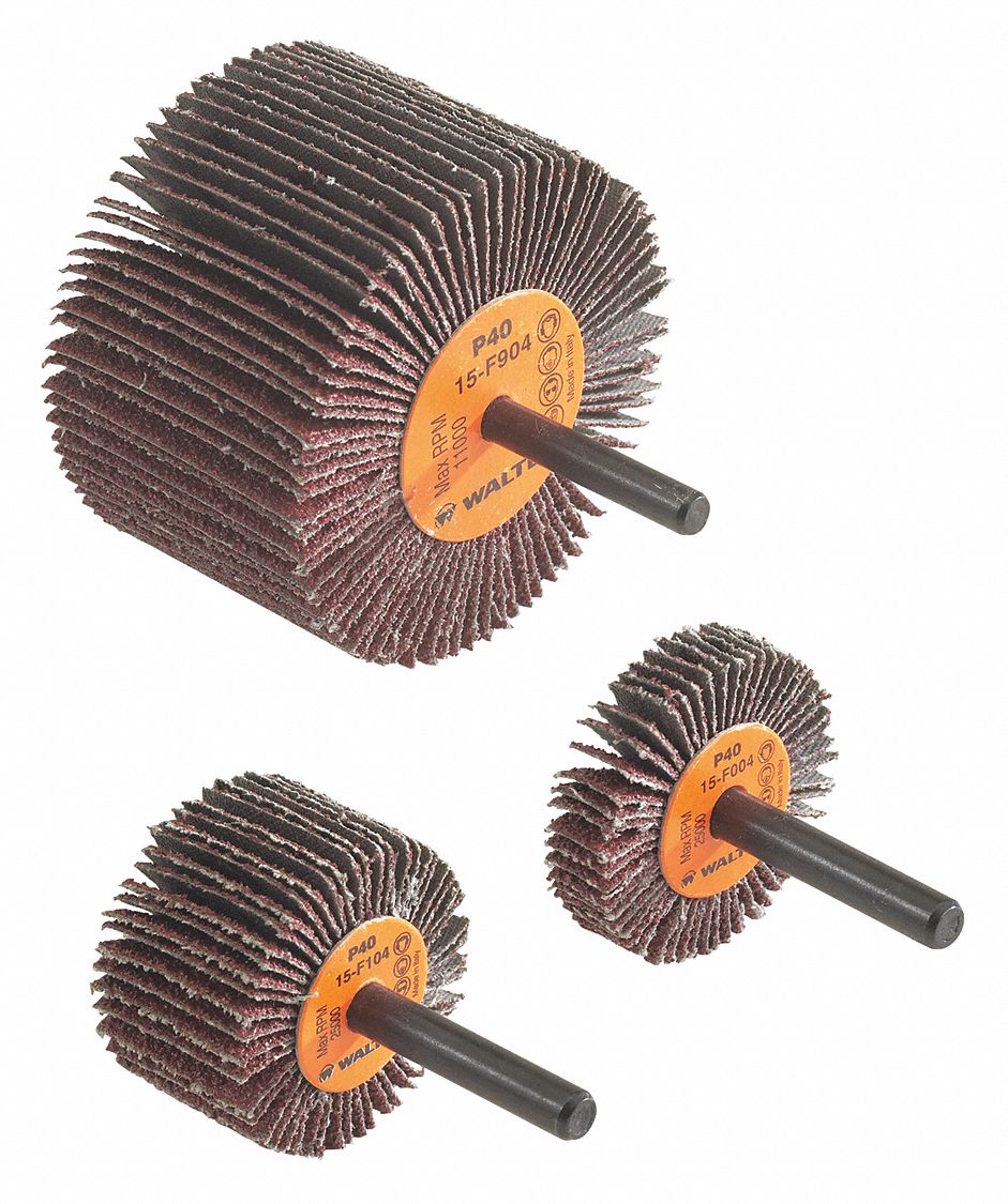 FLAPWHL COOLCUT 1/4SFT  1" X 1"GR40