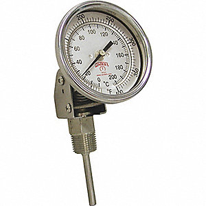 THERMOMETER 5 50/500F 2.5 STEM BCK