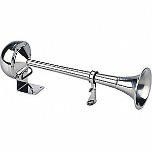 STAINLESS STEEL TRUMPET HORN LOW TN