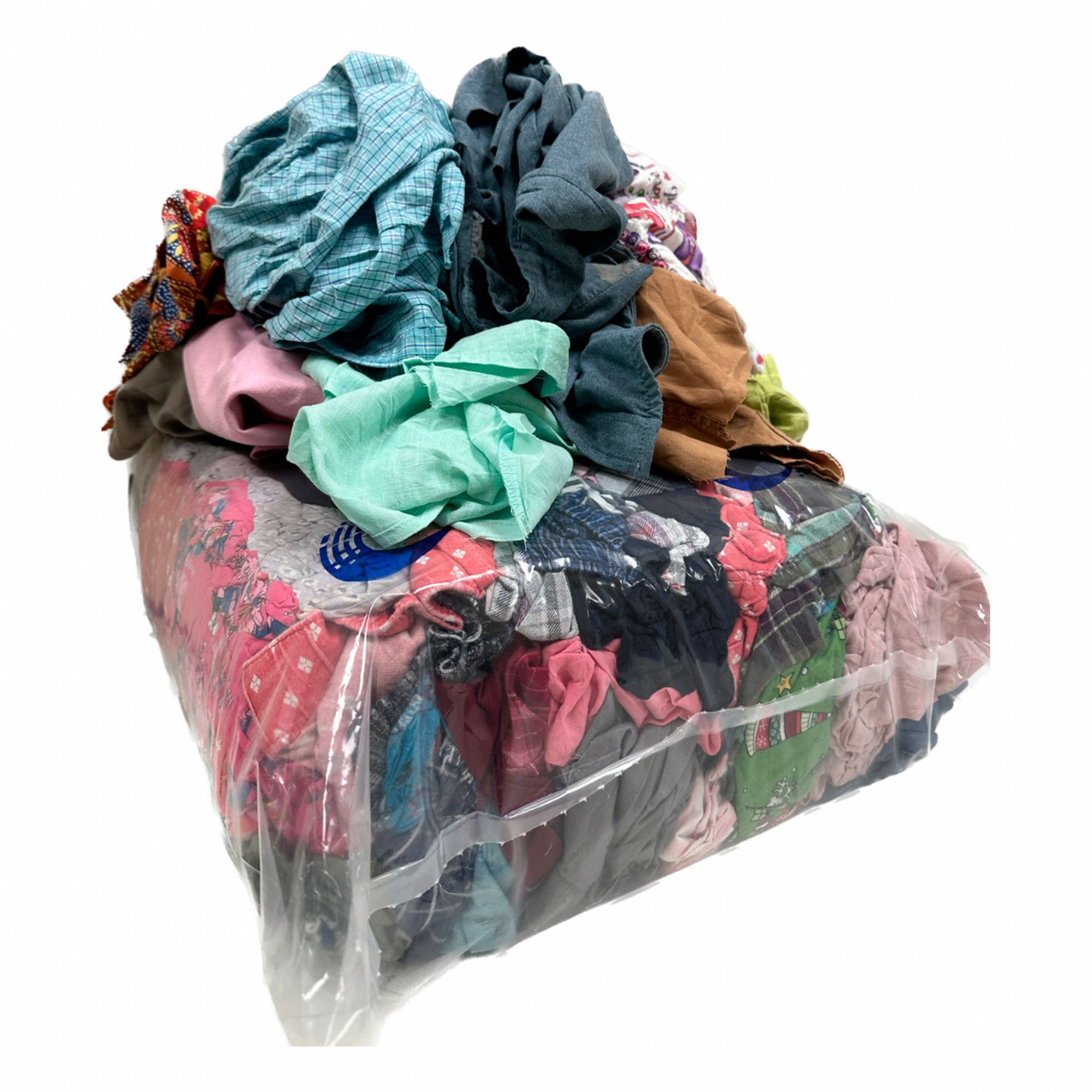 CHIF D'ESSUYAGE,SCANNÉ,20 LB,#1 COULEUR,VÊTEMENTS 100 % RECYCLÉS