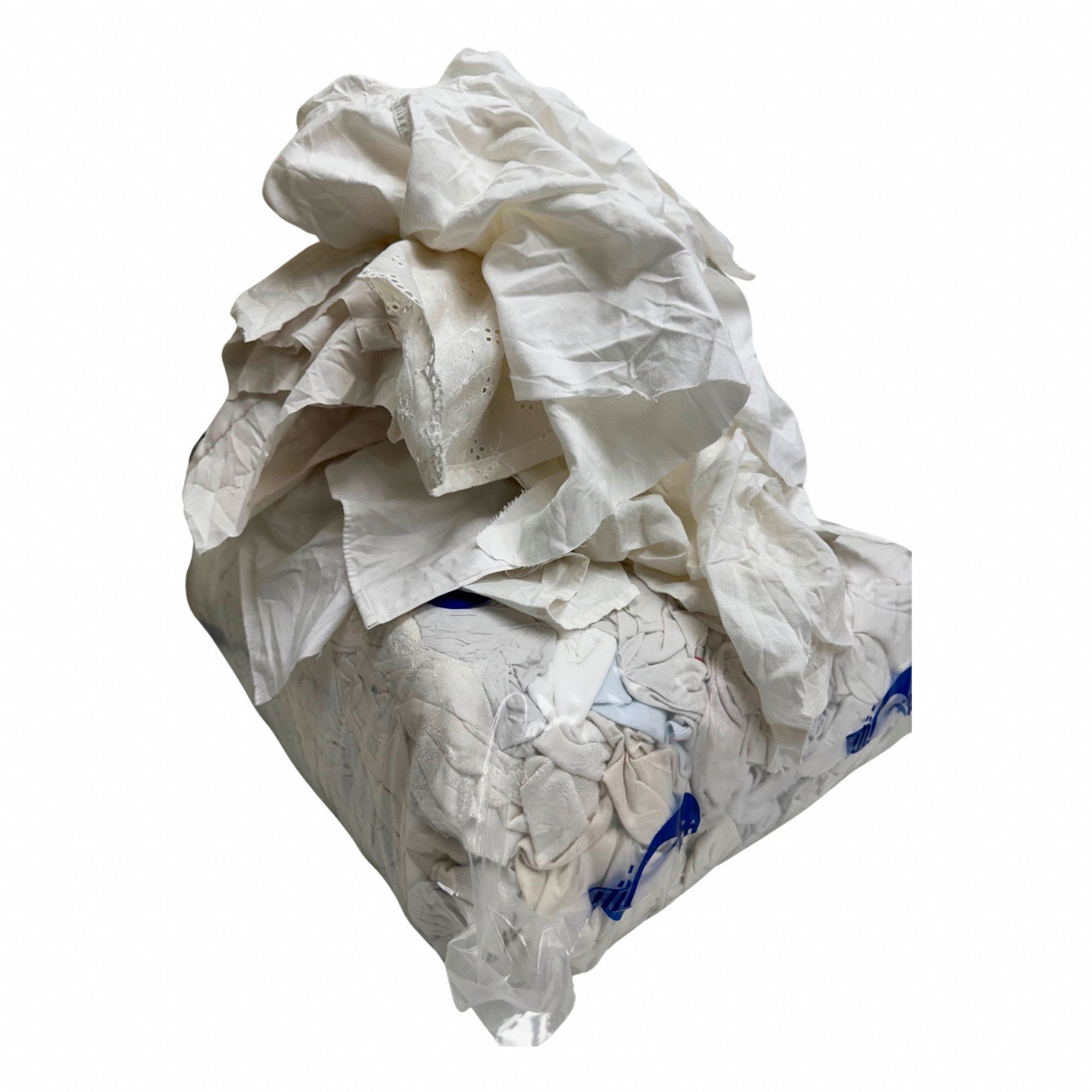 CHIFFONS BLANCS BALLE 25LB