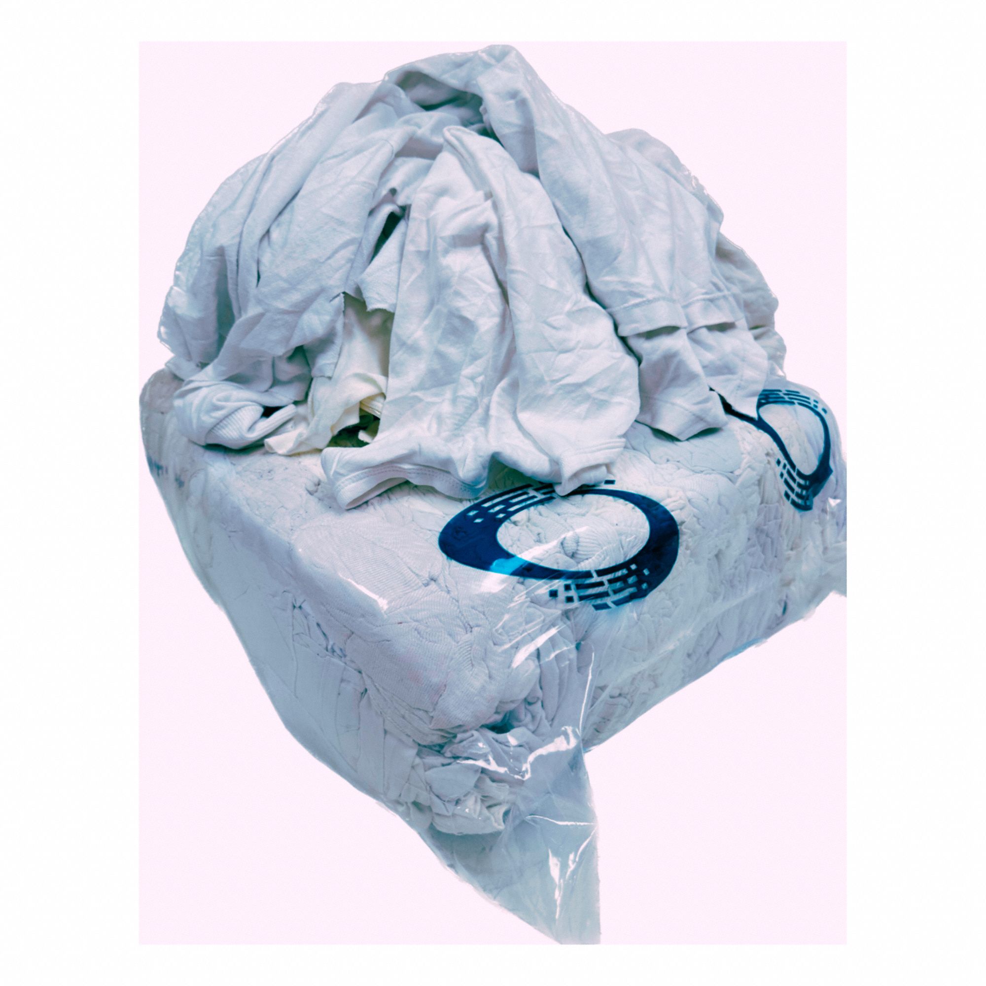 TORCHONS T-SHIRT BLANC 25LB BALE