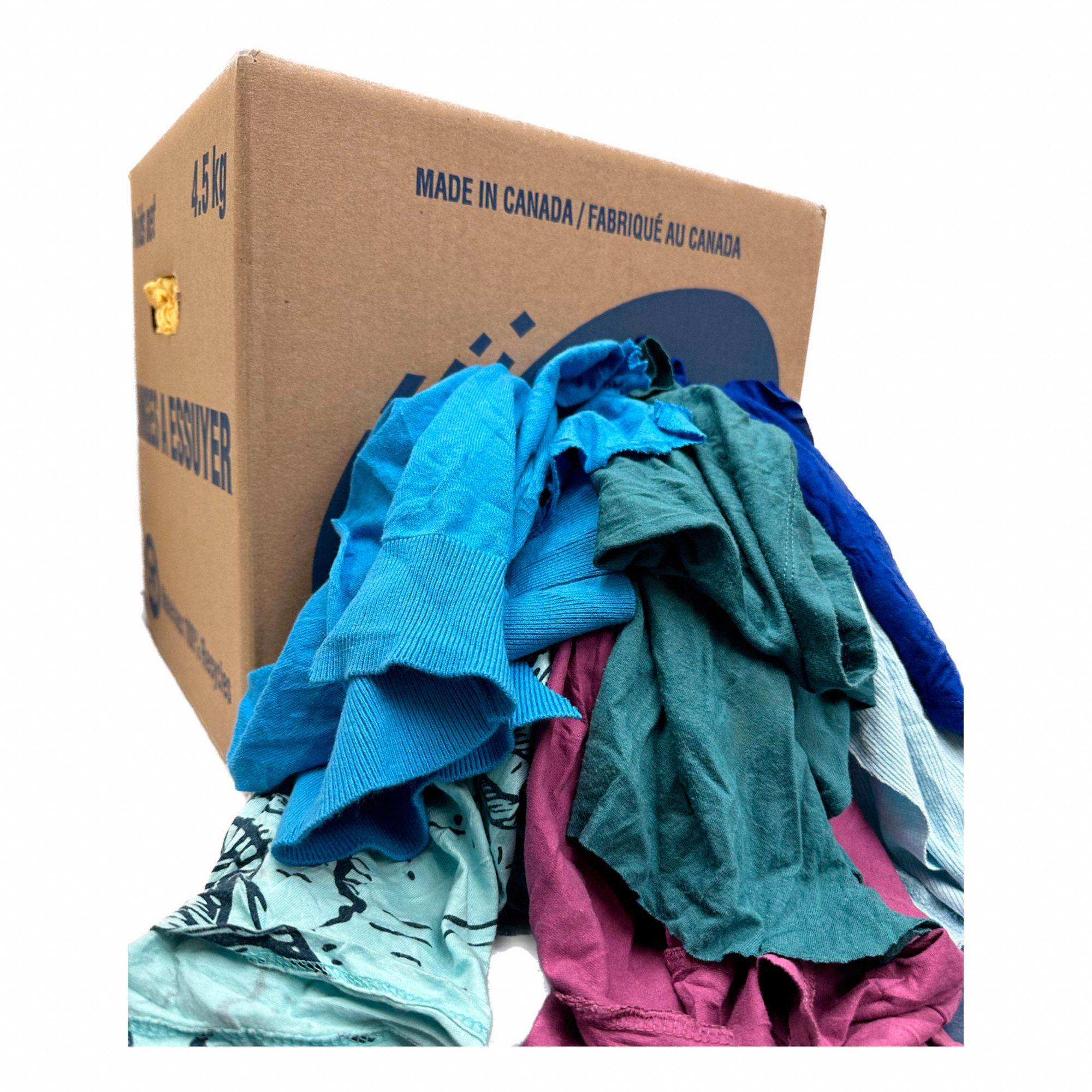 CHIFFONS COULEUR T-SHIRT BOITE 10LB