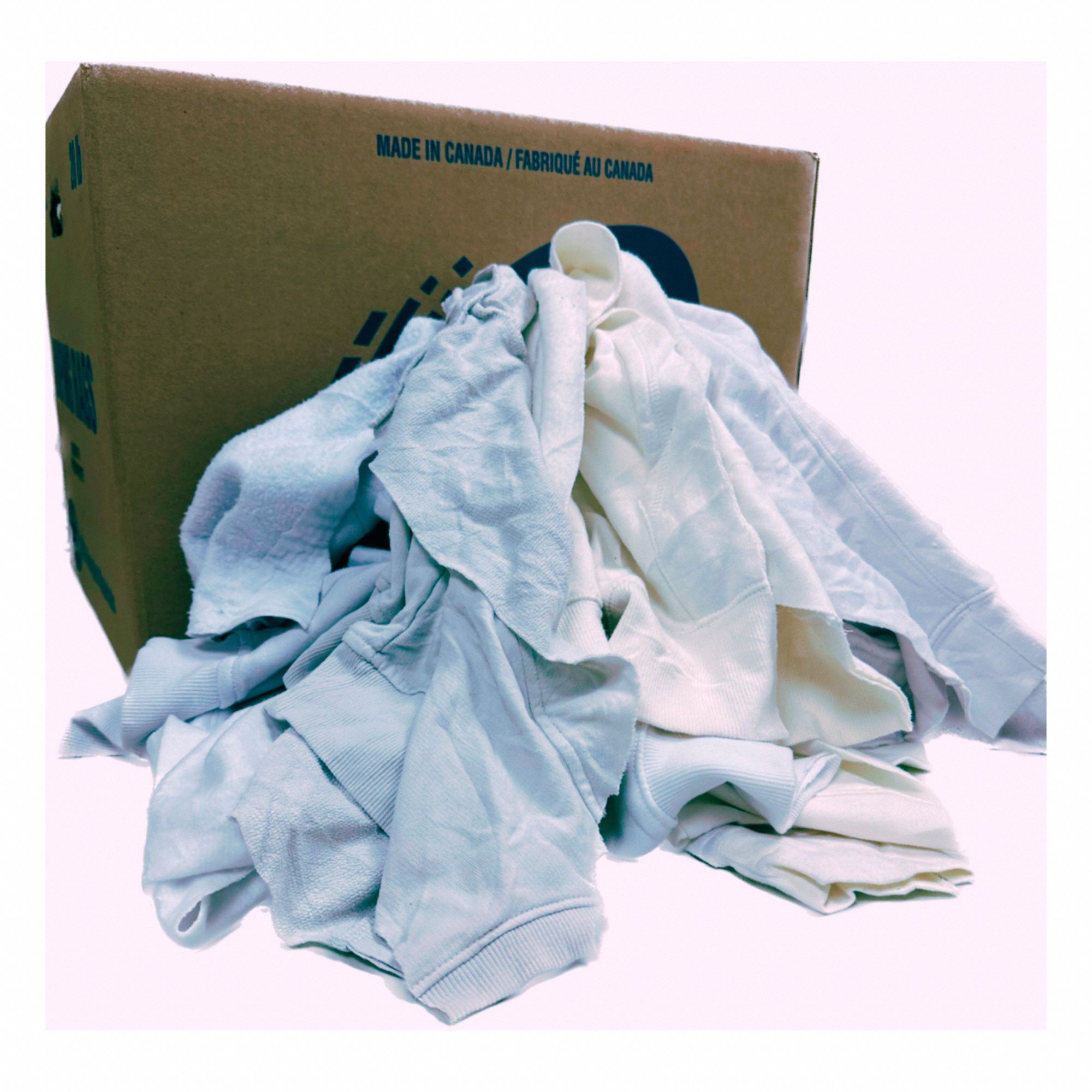 CHIFFONS MOLLETON BLANC BOITE 20LB