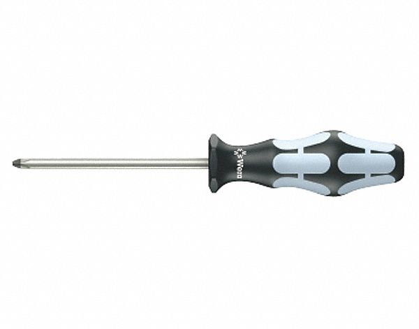 SCREWDRIVER, 81 MM MULTICOMPONENT HANDLE, PH 0 TIP, NOT INSULATED, CORROSION-RESISTANT, 141 MM L X 3 MM DIA