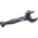 COMBINATION WRENCH, ALLOY STEEL, NICKEL CHROME, 10 MM HEAD SIZE, 6¼ IN OVERALL L, REVERSING