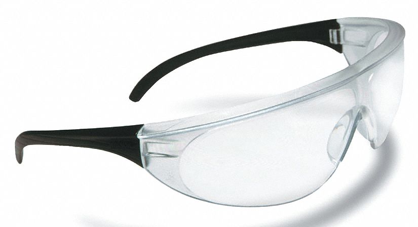 LUNETTES DE PROTECTION, DEMI-MONTURE, ENVELOPPANTE, NYLON/PC, ANTIRAYURES, NR/TRSP, CSA-2007