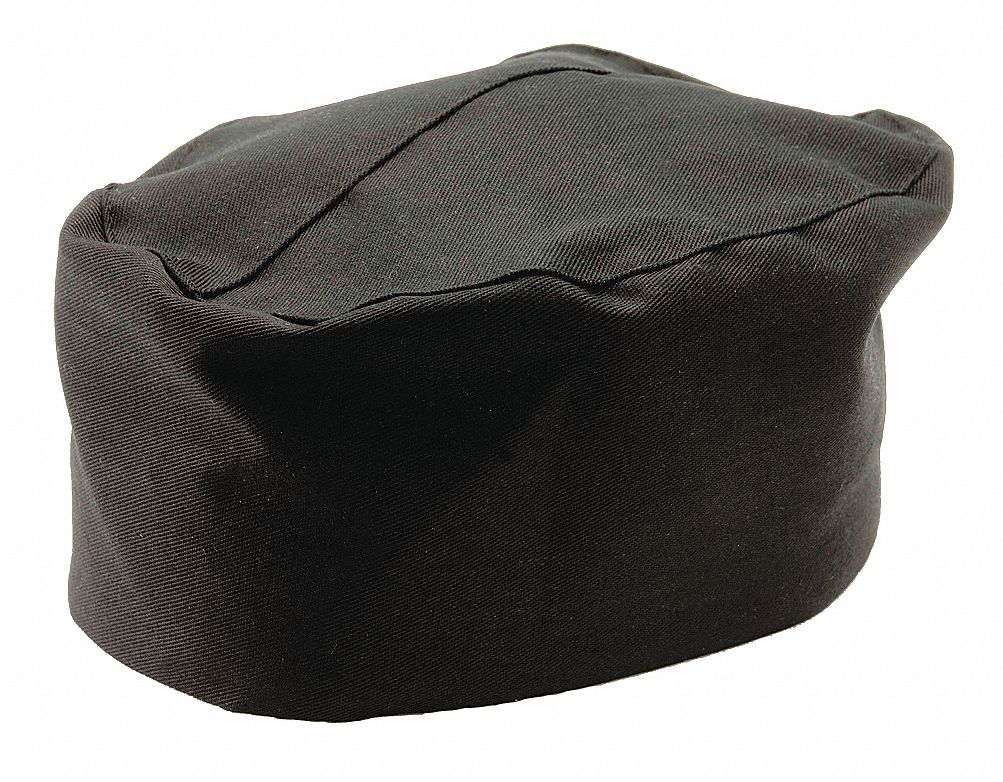 12W040 - Chef Hat Pillbox Black L