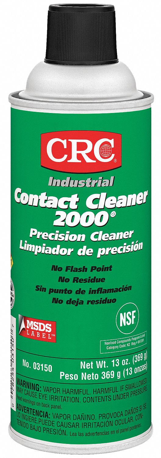 CRC Limpiador Electrónico Lata de Aerosol 13 oz. - Limpiadores de Contactos  y Cables Eléctricos - 56XX51