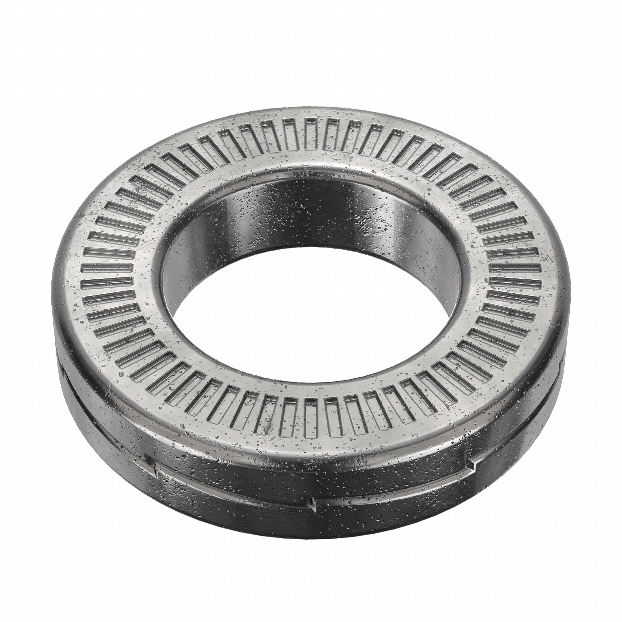 Wedge Lock Washer: Advanced Corrosion Resist, Steel, #8 Screw Sz, 11/64 in Max. Inside Dia, 20 PK