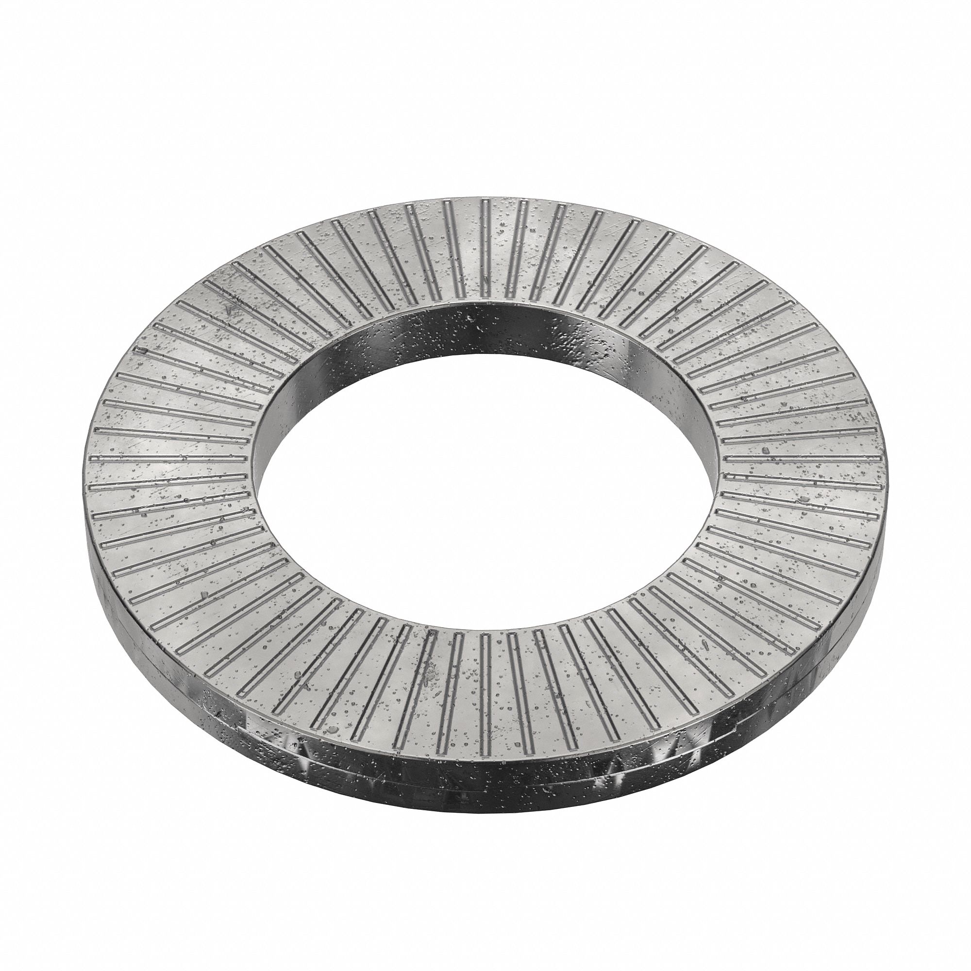 Wedge Lock Washer: Advanced Corrosion Resist, Steel, 1 in Screw Sz, 1 3/32 in Max. Inside Dia