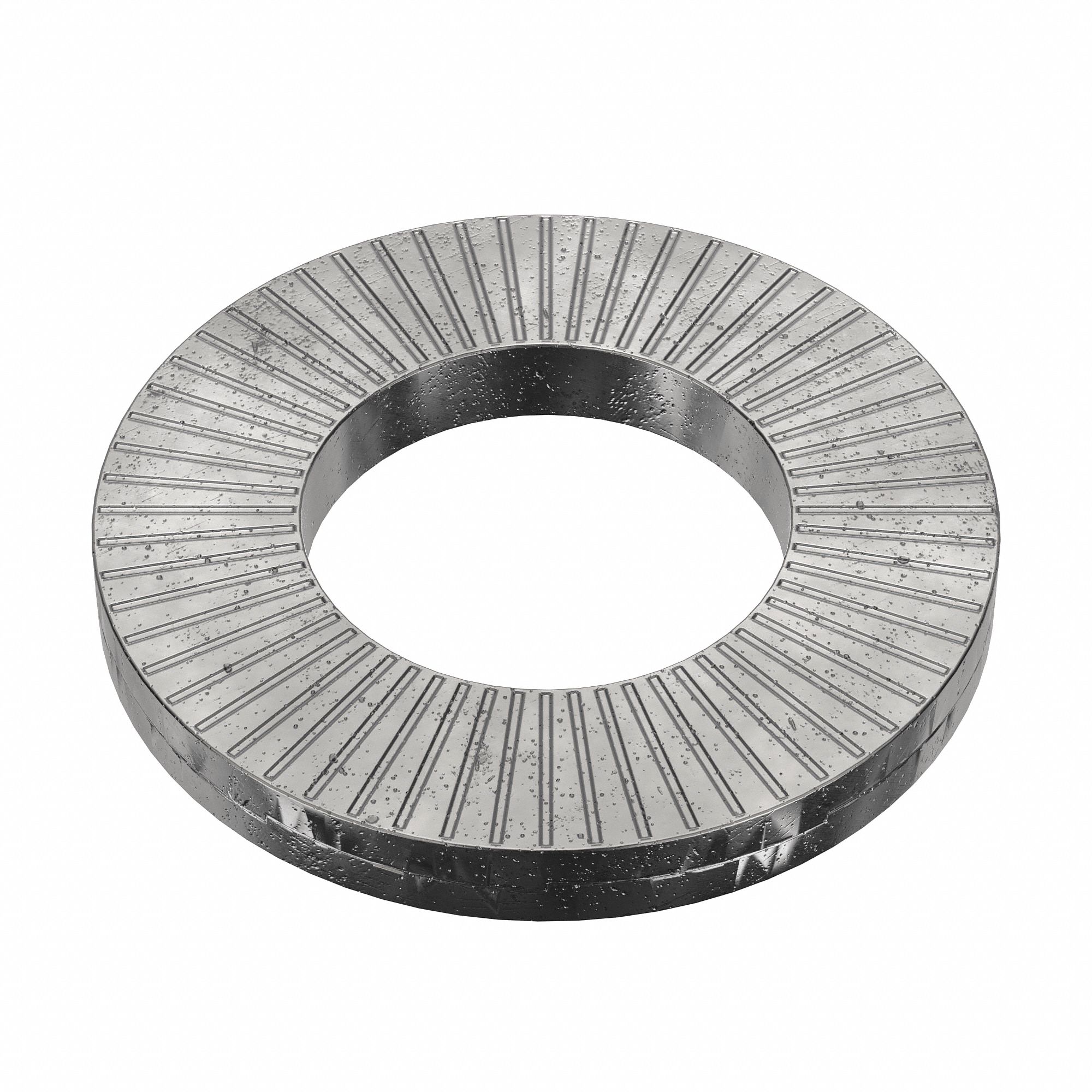Wedge Lock Washer: Advanced Corrosion Resist, Steel, 1 1/8 in Screw Sz, 1 15/64 in Max. Inside Dia