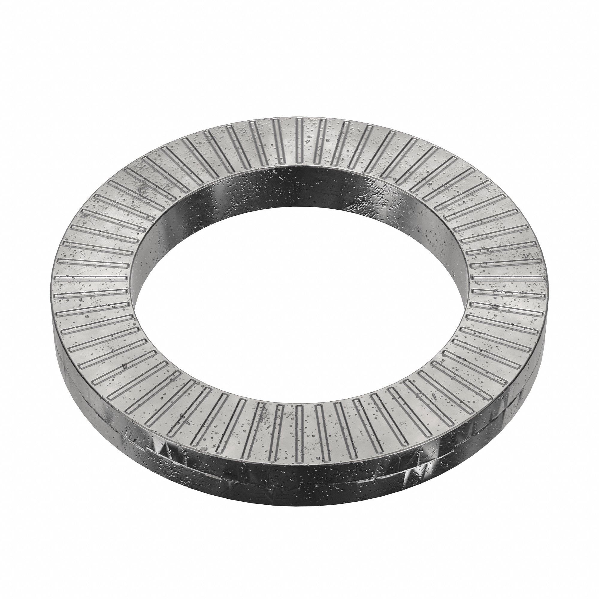 Wedge Lock Washer: Advanced Corrosion Resist, Steel, 1 3/8 in Screw Sz, 1 15/32 in Max. Inside Dia