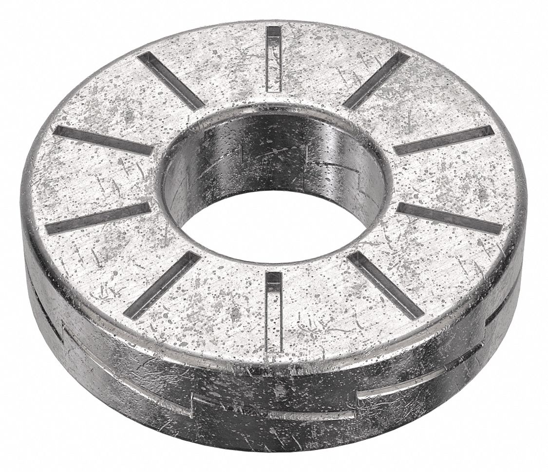 Wedge Lock Washer: 254, Stainless Steel, #6 Screw Sz, 5/32 in Max. Inside Dia, 254, Reusable, 10 PK