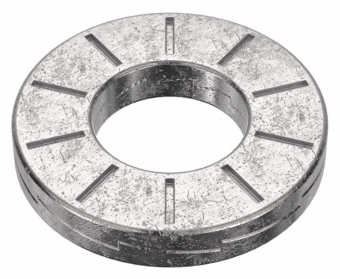 Wedge Lock Washer: 254, Stainless Steel, M6 Screw Sz, 6.604 mm Max. Inside Dia, 254, Reusable, 10 PK