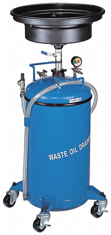 DRAINER MANUAL WASTE OIL 80L