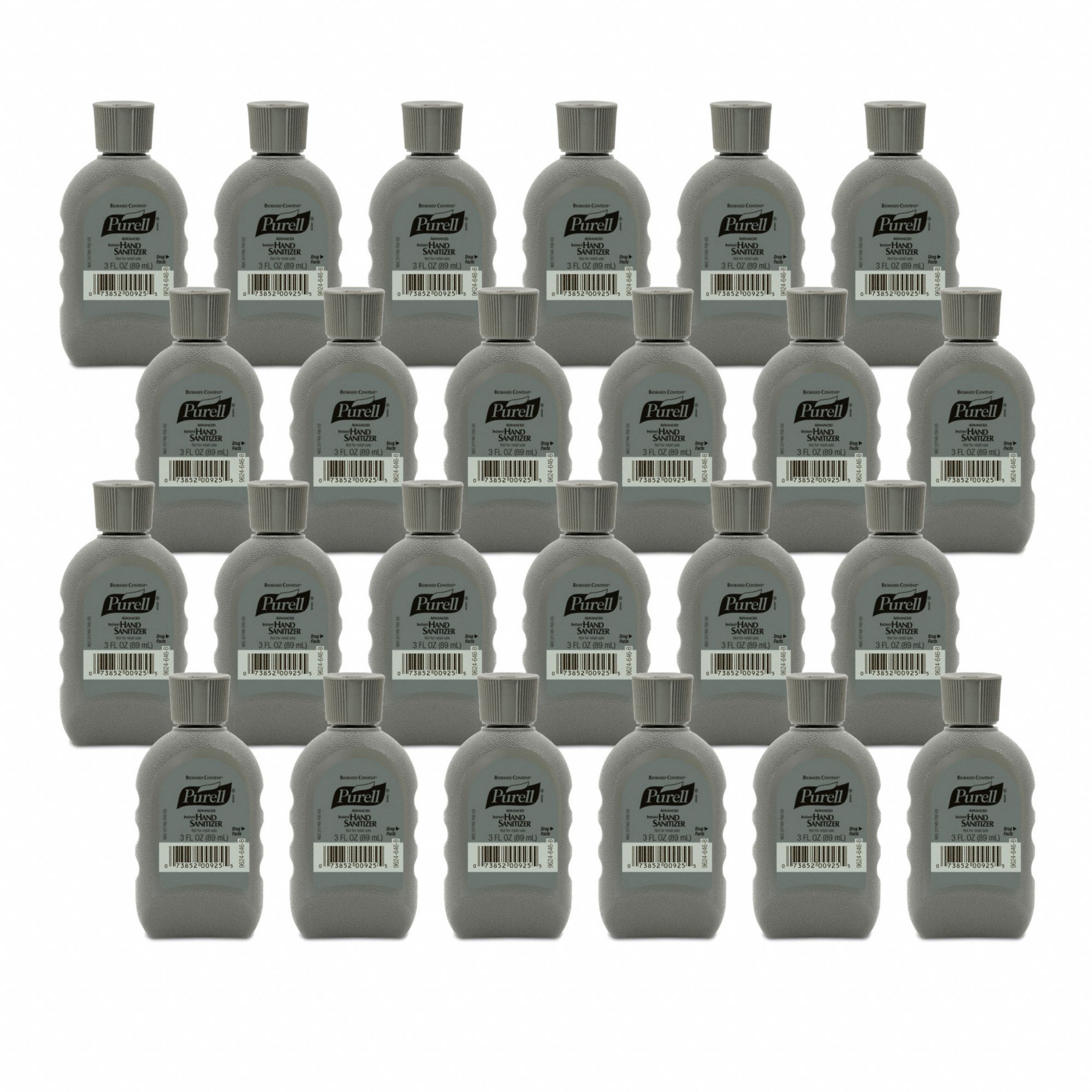 PURELL Hand Sanitizer Squeeze Bottle, Gel, 3 oz Size, 24 PK 12X259