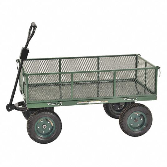 1000 lb. Capacity Mesh Deck Steel Wagon