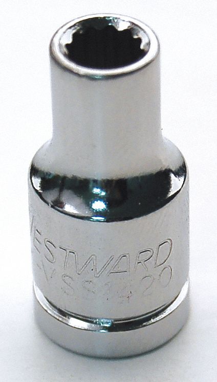 SOCKET 12PT 1/4IN DR 5/16IN