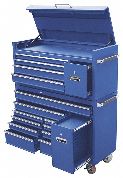 WESTWARD TOOL CHEST HD 5 DWR 56X22 BB SLIDES - Side Cabinets and ...