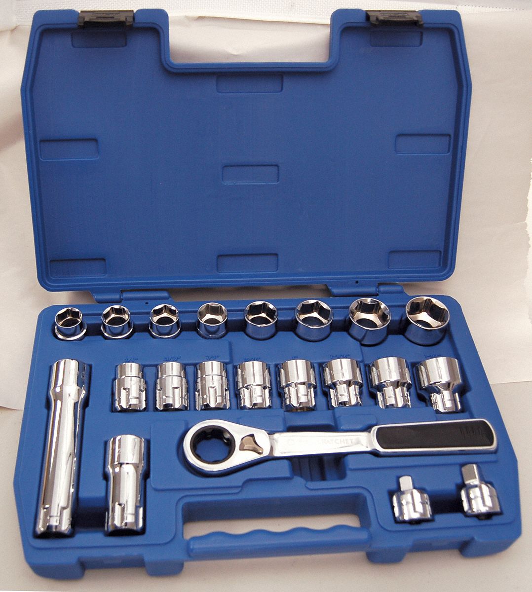 WESTWARD GEAR/RATCHET SET 21PC 1/2 DRV SAE/M - Socket Sets - WSWVK1221 ...