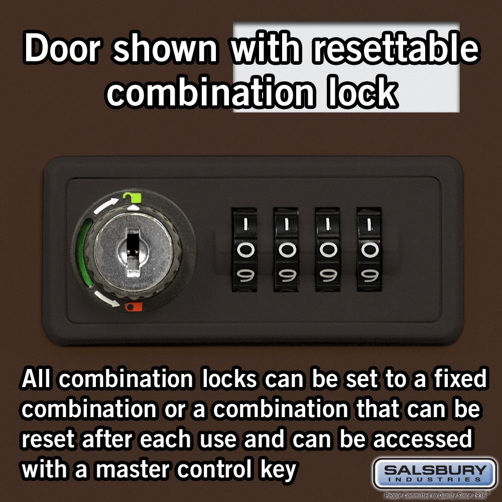 Govets | Salsbury Industries Cell Phone Locker with Access Panel 19158-20ASK - Surface Mounted, Keyed Locks, 20 A Doors, Aluminum