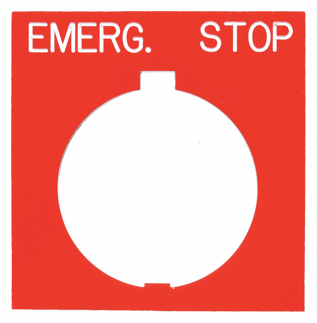 Legend Plate: 30 mm Panel Mounting Size, Square, 4 in Overall Ht x 4 in Overall Wd, For Series HT800