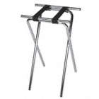 DELUXE STEEL TRAY STAND, CHROME