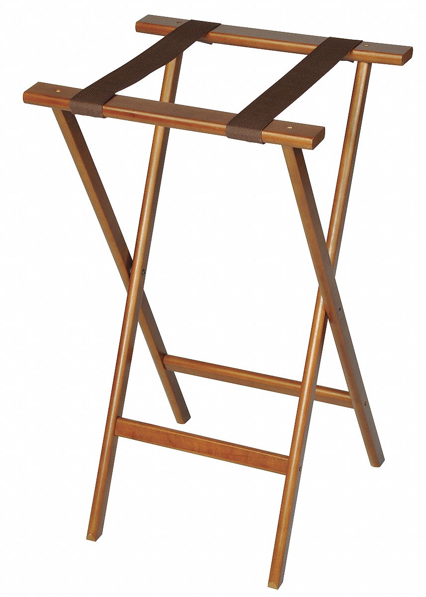 EXTRA TALL WOOD TRAY STAND