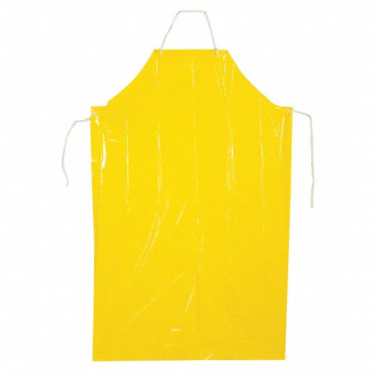 POLYCO, Polyolefin, 4 mil Thick, Bib Apron - 12Y502|45404 - Grainger