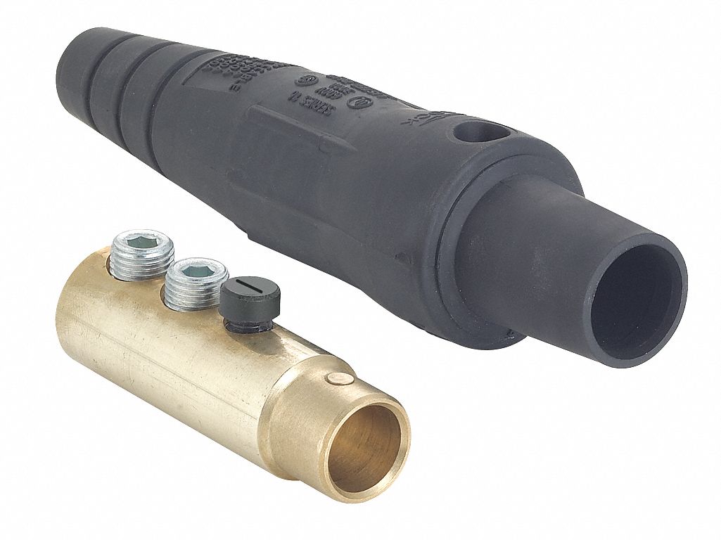 Female Plug Black CamType Leviton 16D33UE 16Series Taper Nose